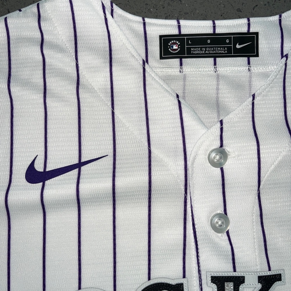 Official MLB, Nike Colorado Rockies jersey sz LG - Picture 4 of 12
